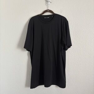 Travis Mathew Men's Size XL Black The Crew Performance Short Sleeve Shirt